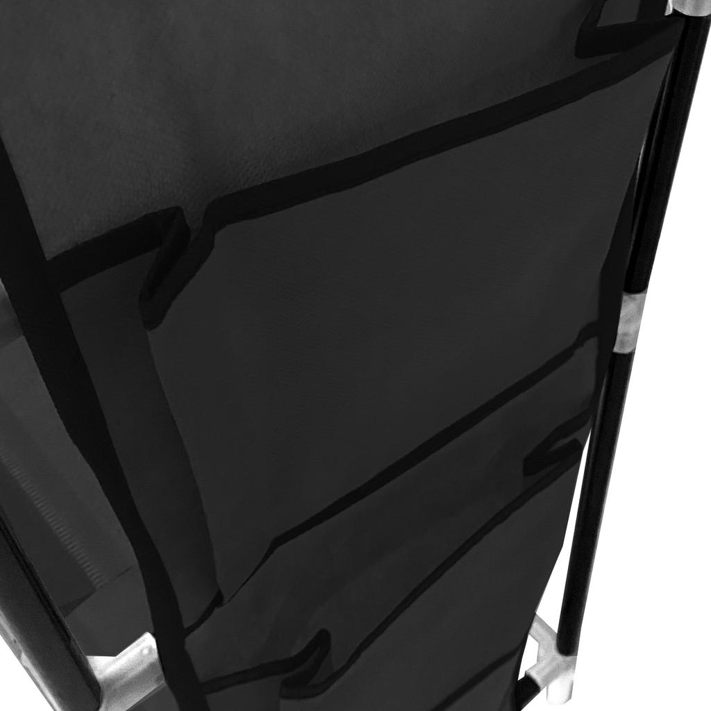 Nyana Home Modular Shoe Rack for Up To 21 Pairs 95x90x27cm, 4 Side Pockets 4 Heights