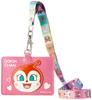 Anpanman Pass Case with Neck Strap [Ito Sangyo] AND-1800 Dokin-chan