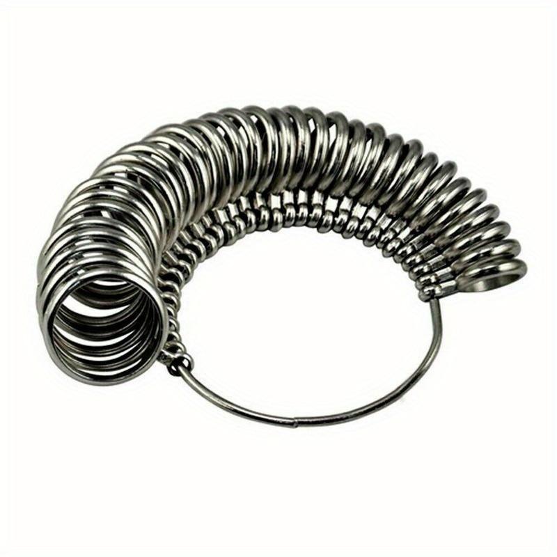 Металлический калибратор для измерения размера кольца, оправка для измерения размера пальца, стандартный набор инструментов