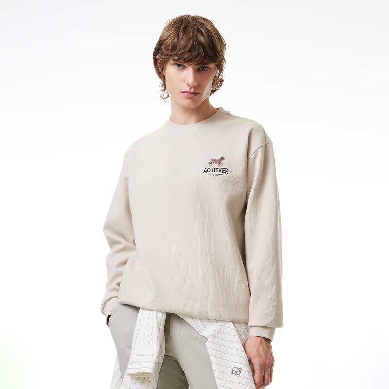 JACK&JONES Men's Embroidered Crew Neck Sweatshirt