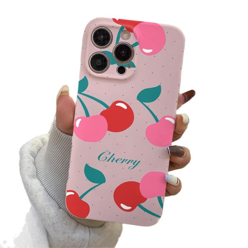 Розовое сердце девушки вишня для чехла на телефон Apple iPhone11/12/13/14 Pro/15/16ProMax