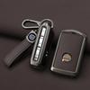 1Pc Double Protection Zinc Alloy Leather Key Case for Volvo XC40 XC60 XC90 S60 S90 V50 V70 V90 V60 V40 S80 EX30 C40 Anti-Scratch
