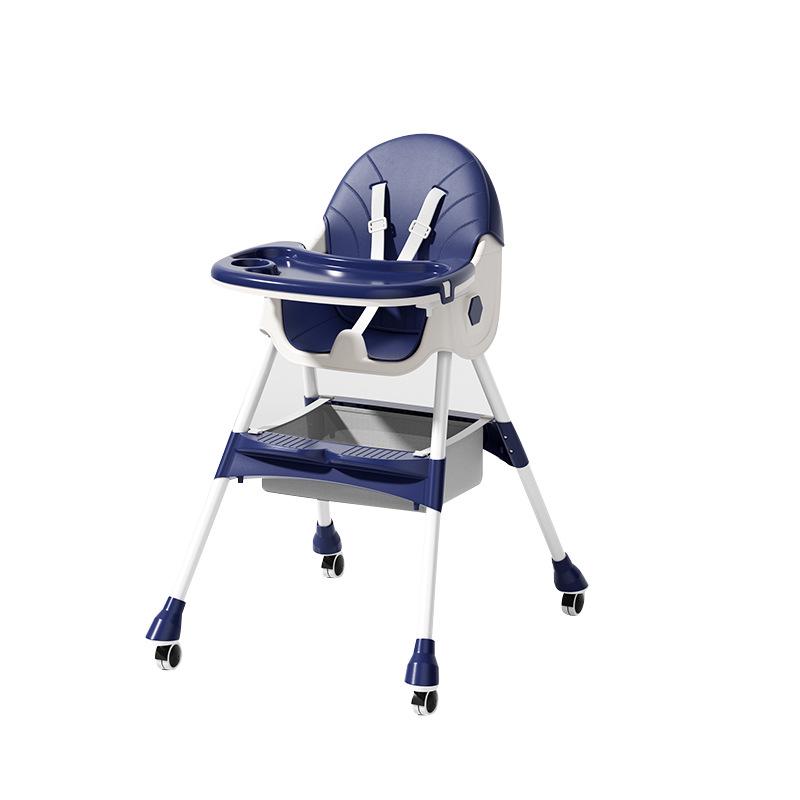 Многофункциональный складной детский стульчик для кормления: Портативный, Качающийся и Обеденный стул для Растущих Детей