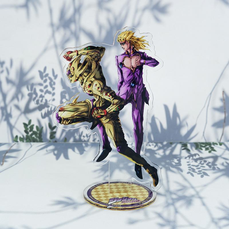 Фигурка аниме JoJo Bizarre Adventure, милый косплей, акриловая подставка, модель, тарелка, декор для стола, брелок с вывеской для подарков другу