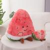 Shape Plush Watermelon Doll With Embroidery Design For Playroom Decor And Gift