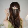 Exquisite Fresh Flower and Butterfly Tassel Hairpin - Perfect for Hanfu or Cheongsam Styles