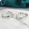 Серьги женские трендовые персонализированные застежки для ушей модные простые маленькие серьги волнистые украшения для ушей