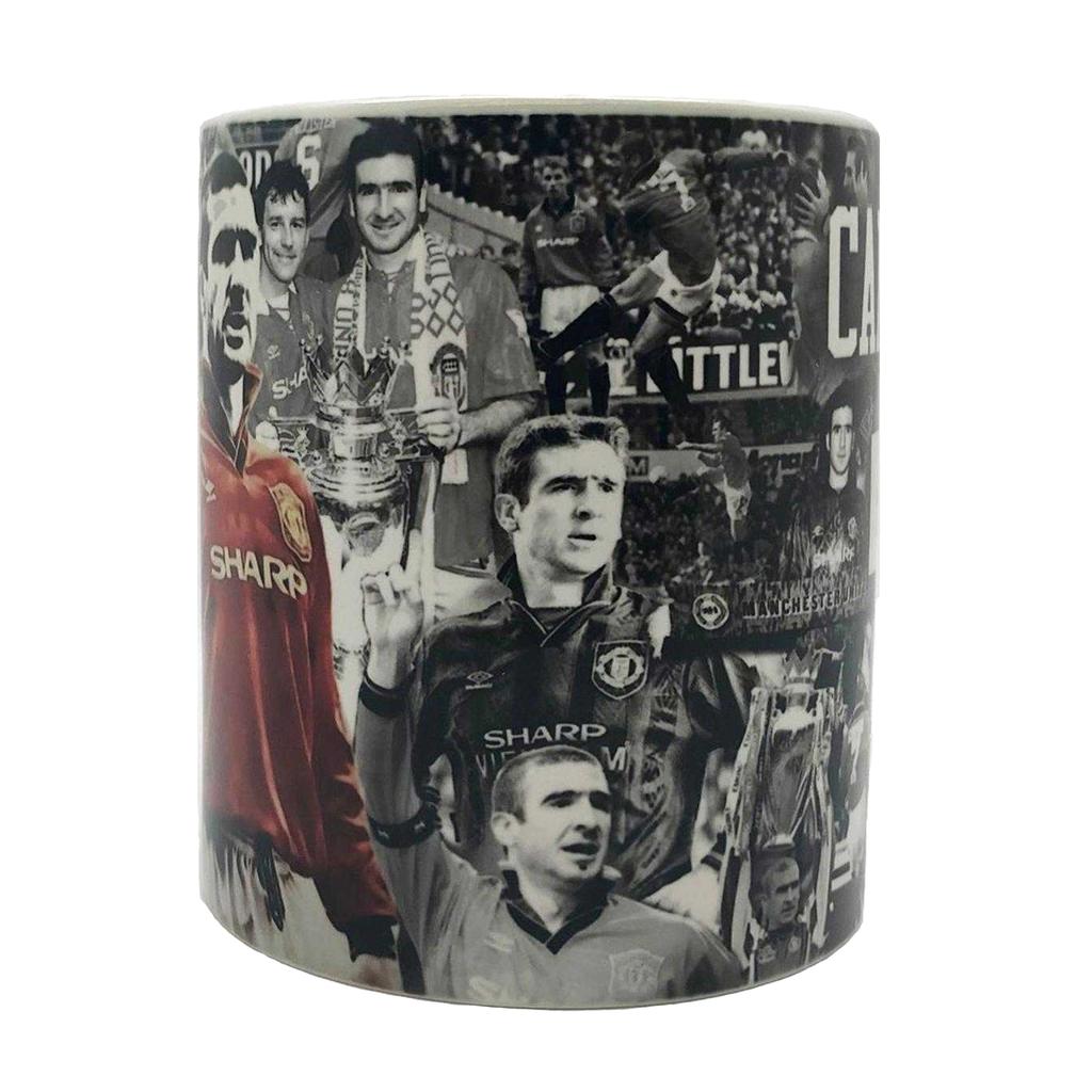 Manchester United FC Eric Cantona Player Photograph Ceramic 312ml Mug