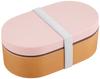 Showa Lunch Rice Wood Oval Clean Made In Japan 4979541 Box, Doesn't Stick, Grain, Resin, Bento, Pink, Coat, Microwave/Dishwasher Safe, 600ml, Men,
