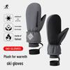 Men's Winter Ski Gloves: Windproof, Waterproof, Non-Slip, Touchscreen-Compatible, Plus Velvet for Warmth, Ideal for Cycling Outdoors