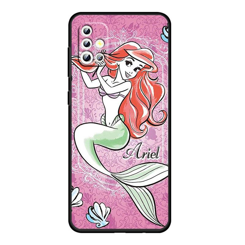 Мультфильм принцесса для Samsung Galaxy A73 A54 A52S A72 A71 A52 A51 A22 A32 A21S 4G 5G силиконовый мягкий черный чехол для телефона