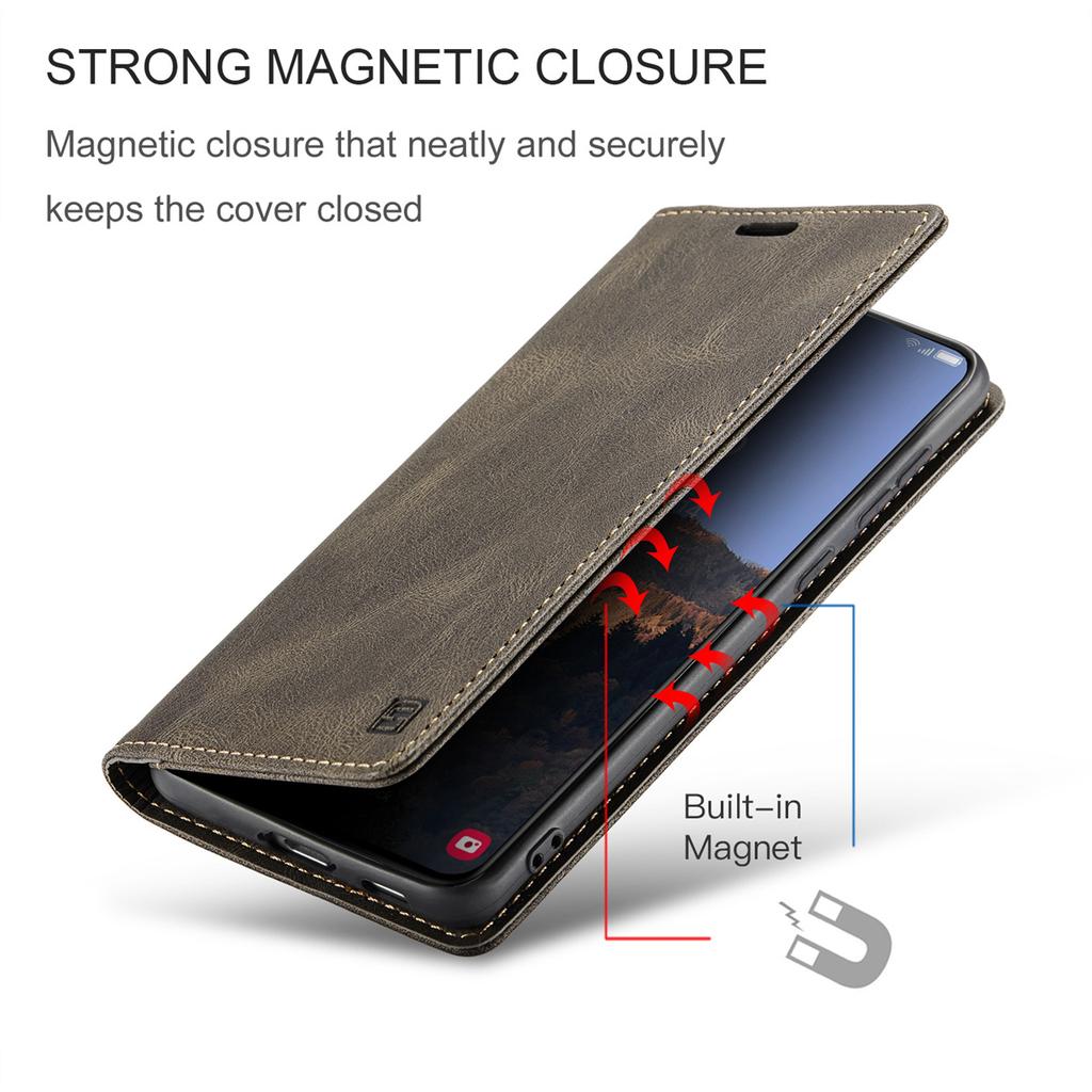 Premium Vintage Leather Wallet Case for Samsung Galaxy S25 - Flip Cover with Card Slots, Shockproof Retro Style (4 Colors)