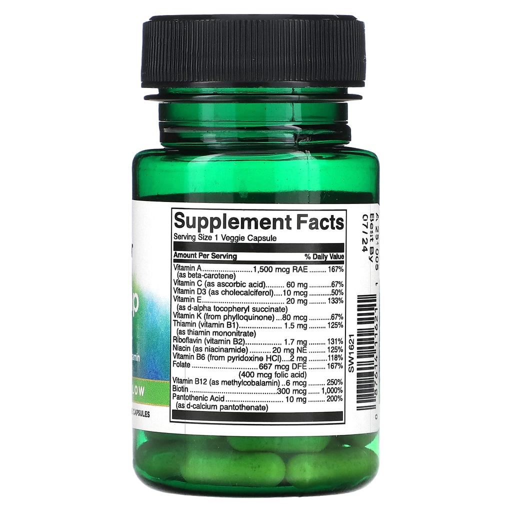 Mini Cap Multi, Veggie Capsules 30