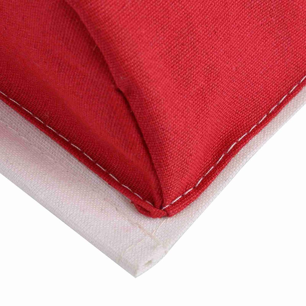 3Layer Design Hanging Storage Bag Cotton Linen Fabric Wardrobe Hanging Bag  Door Hanging