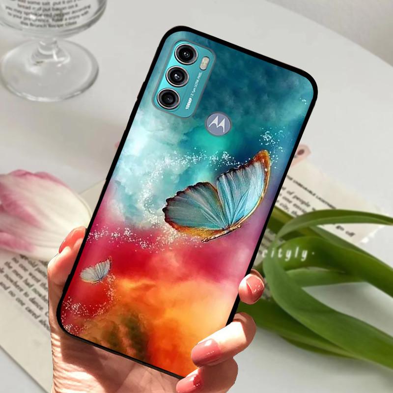 Чехол для Motorola Moto G60 Роскошный Ударопрочный Мягкий Силикон Черный Бампер Задняя Крышка Телефона Для Moto G40 Fusion G41 G31 G30 Fundas