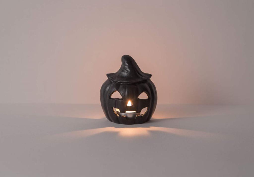 Подставка для свечи Iwachu Pumpkin Black Body Size xx 10 29530 Nanbu Ironware (см) 8.5 7.5 (ЧАС)
