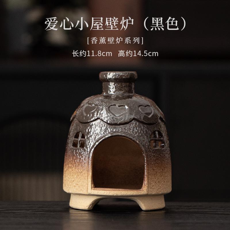Подставка для благовоний в виде дома с сердечком любви, диффузор, благовонные горелки, освятить, распространитель запаха, кадило, домашние аксессуары, украшения, принадлежности