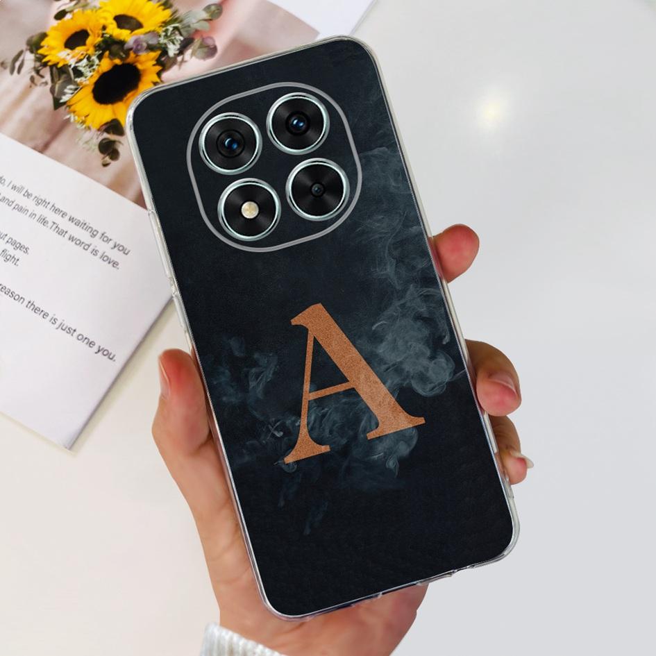 Для Xiaomi Redmi Note 14 Pro 5G Чехол Мода Буквы от А до Я Мягкая Прозрачная Силиконовая Задняя Крышка Для Redmi Note 14 Pro Plus Note14 Fundas