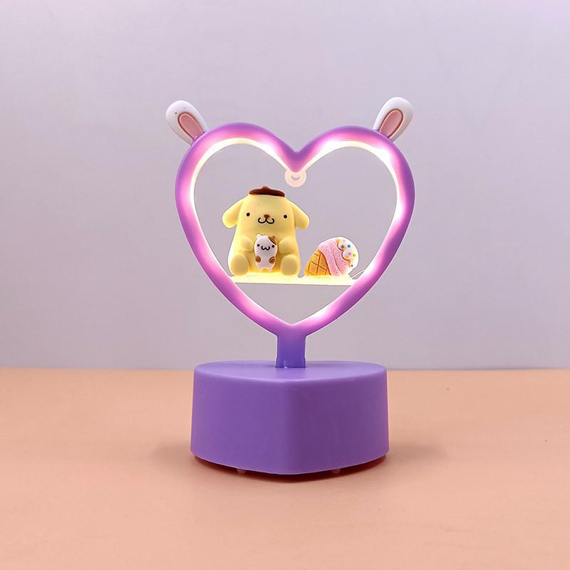 Милый DIY Зайчьи Уши Мультяшный Светодиодный Ночник Игрушка Для Детей Креативный И Романтичный Подарок на День Рождения