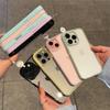 Роскошный прозрачный чехол конфетного цвета для iPhone 17 Air 16 15 14 13 12 Pro Max Plus Прозрачные акриловые бамперные защитные чехлы-накладки