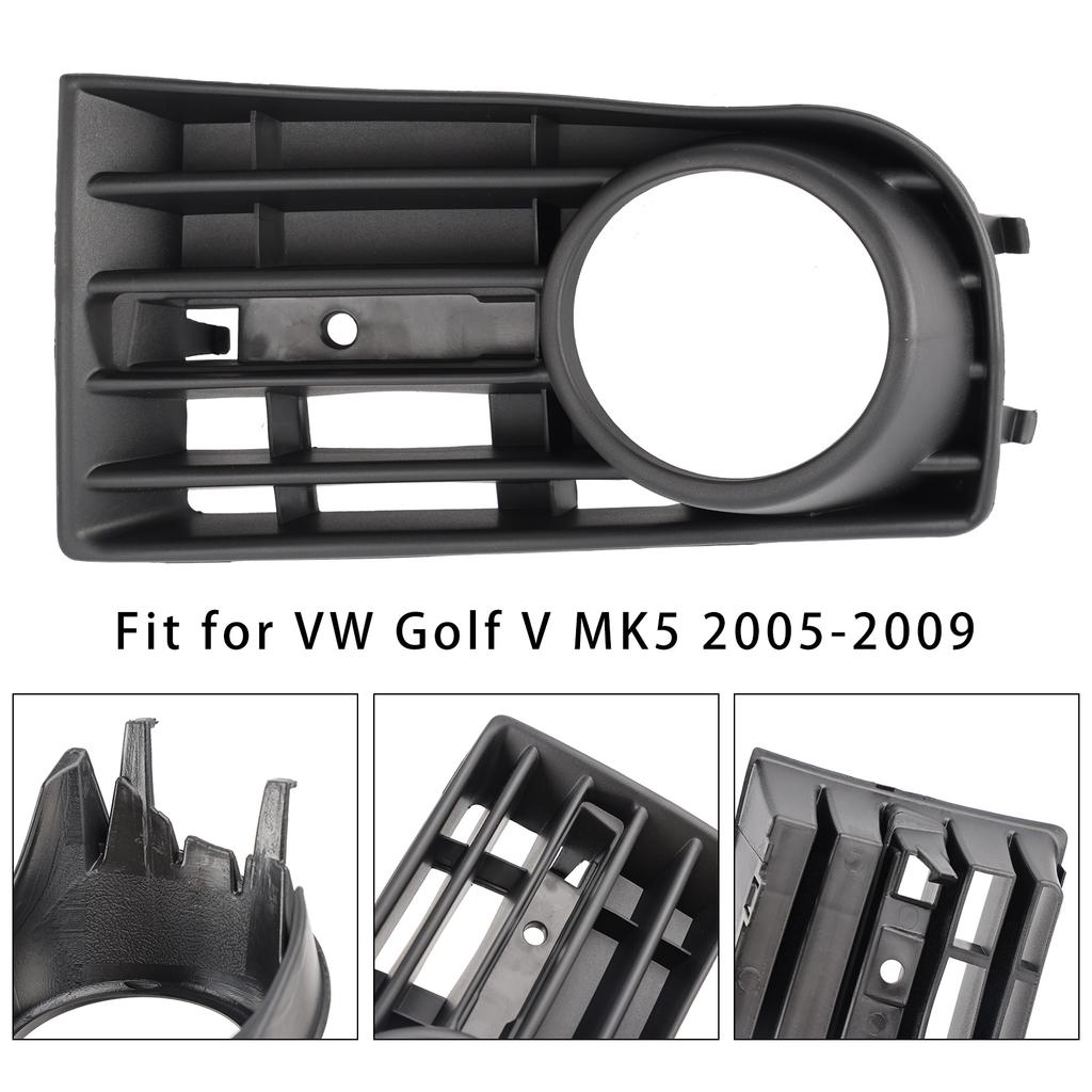 Передняя левая боковая решетка бампера противотуманная фара решетка для VW Golf V MK5 2005-2009