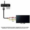High Speed Black for TV HDTV DVD HDMI Male To 3 RCA Cable 1080P 5FT Adapter Audio Video AV Cord