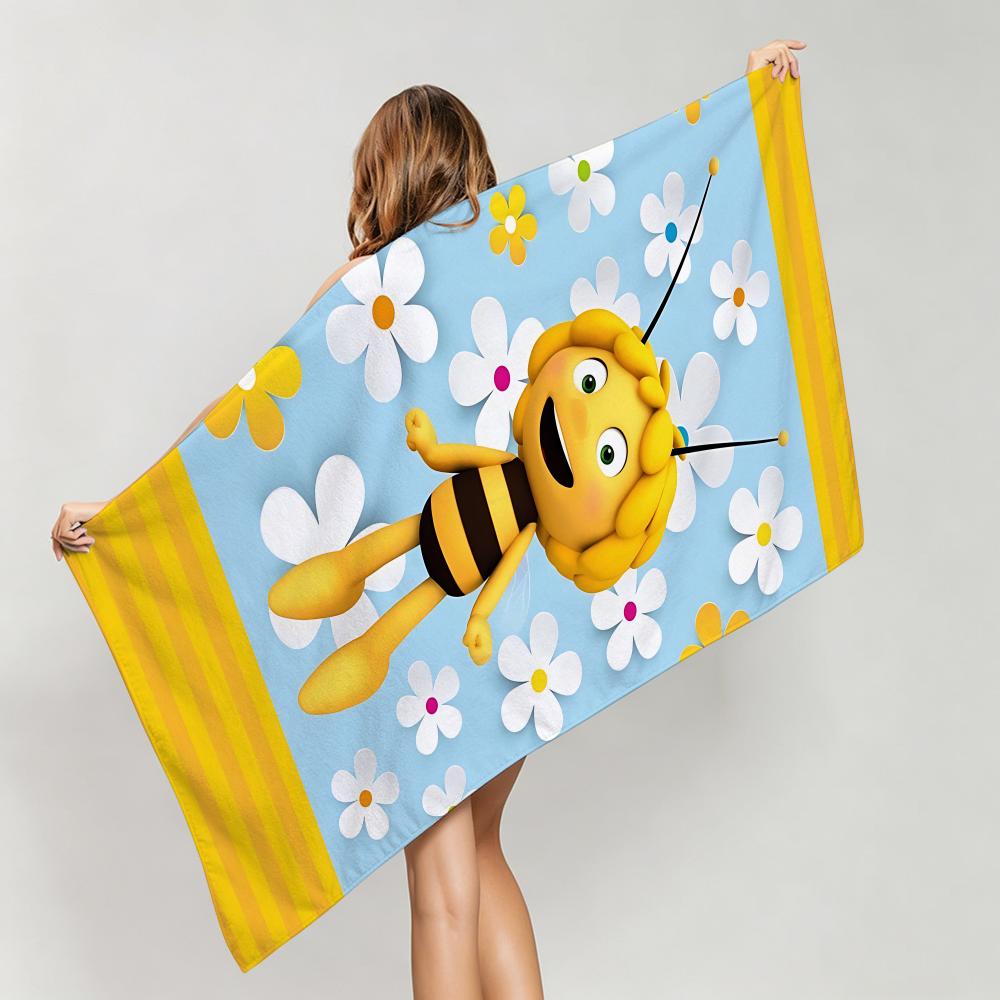 Милое Полотенце M-Maya the BeeS Качество Пятизвездочного Отеля Экологически Чистые Ультра Мягкие Толстые Полотенца и Пляжные Полотенца