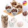 Tulip Cupcake Packaging Oil-Proof Bread Paper Tray Newspaper Cup Printing English Goblet Of Fire 200