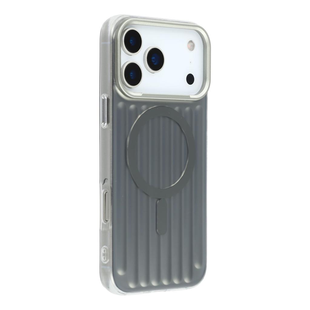 For iPhone 17 Pro Max Case Compatible with MagSafe Luggage Texture IMD TPU Phone Back Cover
