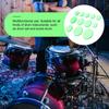 Alasum Damper Pad 12 Piece Set Silicone Drum Pad Green Silencer Sticker Dam Drum Pad Ampossible Pad Наклейка на барабан Overtone Sticker Accessories