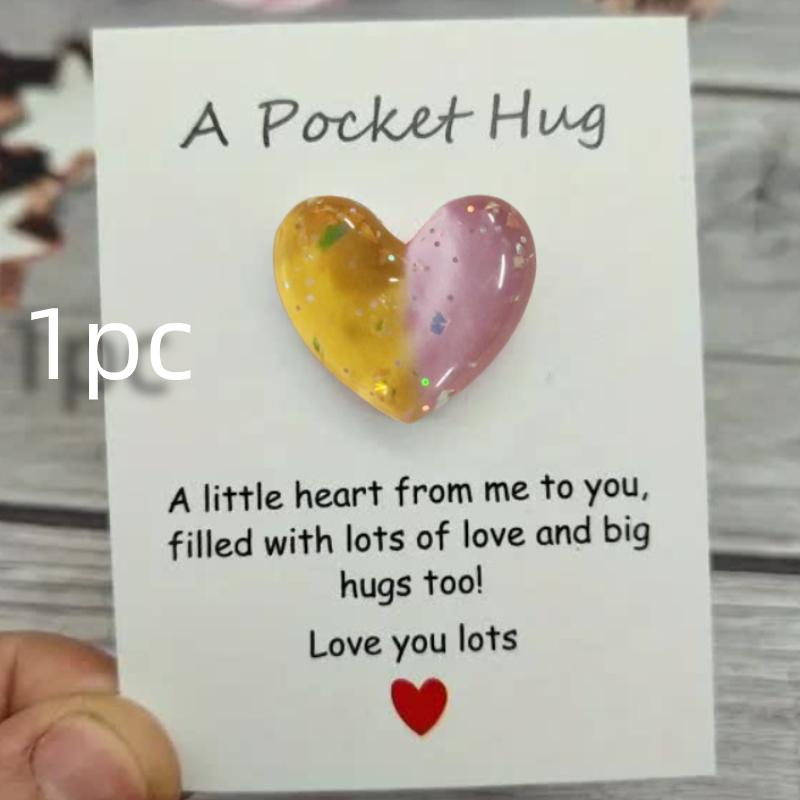 Милые сердечки в кармане, украшенные карманы в объятиях с поощрительной открыткой, особый день рождения, свадьба, вечеринка, День святого Валентина