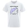 Hippotenuse Opposite Adjacent Funny Printed Mens T Shirts Trigonometric Functions Summer Cotton Cute Streetwear T-shirt Male