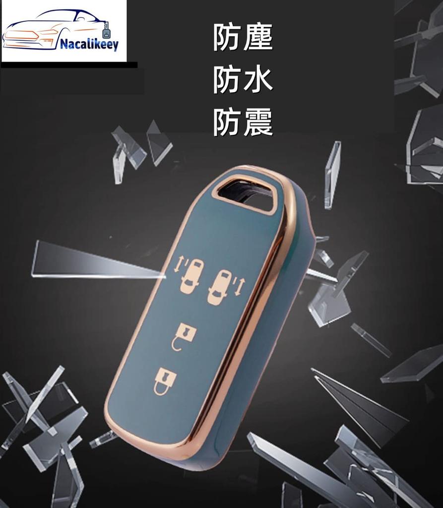 Чехол для ключа Nacalikeey, совместимый с Honda N Series, чехол для ключа Honda NBOX N-VANJJ1/JJ2N-WGNNONEN-BOX, чехол для ключа JF1-JF4 N-BOXSLASH Sl