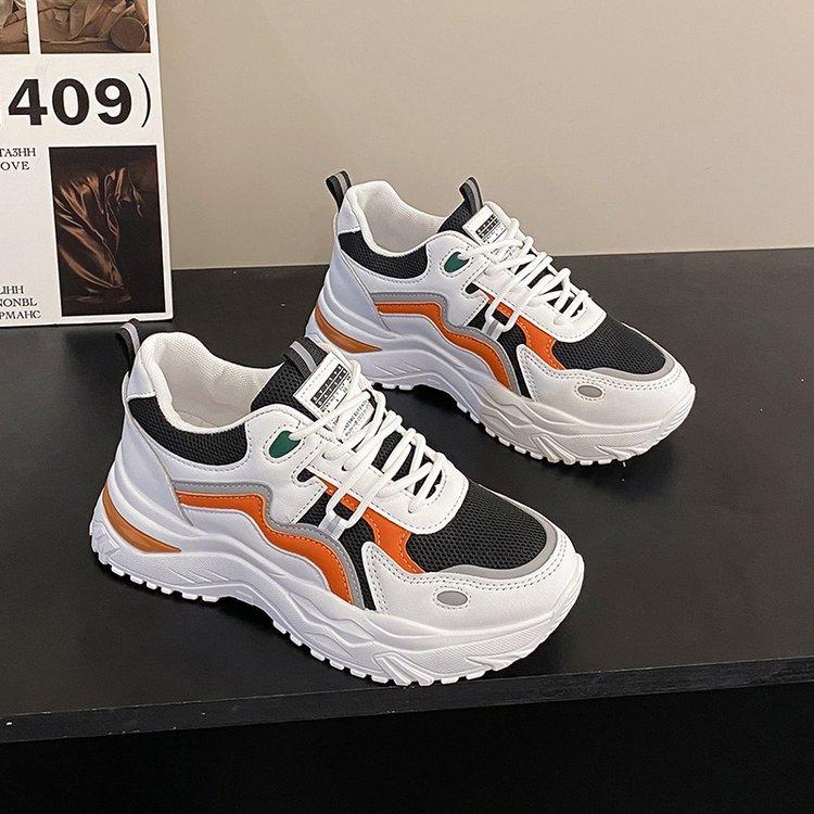 Мода 2024 НОВЫЕ Кроссовки Женские Туфли на плоской платформе Женская обувь Зеленые повседневные кроссовки Женские массивные кроссовки Женская обувь