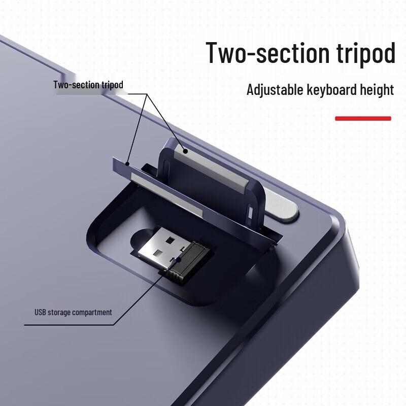 AOC GK320 Трехрежимная механическая клавиатура с 77 клавишами