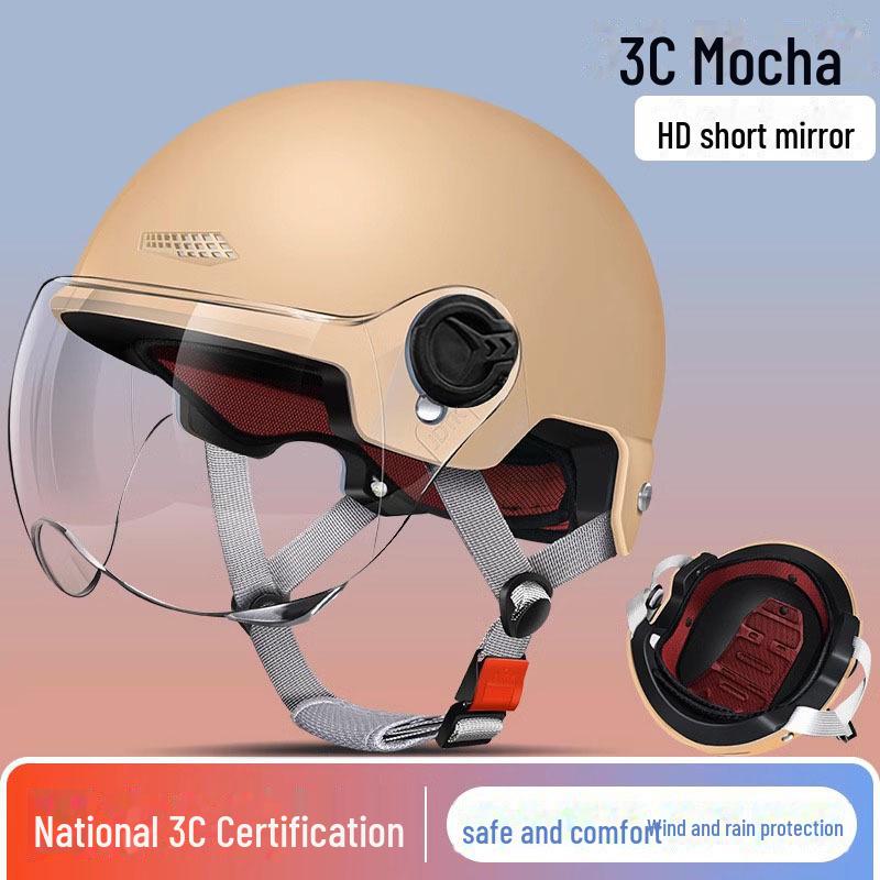 Летний детский защитный полушлем для иностранных электрических велосипедов - шлем для верховой езды унисекс