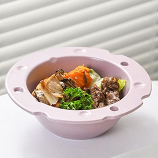 Cheese Shape Ceramic Bowl Food Grade Large Capacity Heat Resistant Multi-functional Rice Meal Salad Soup Porridge Snack Dessert Serving Bowl