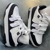 Модные в стиле Инстаграм черно-белые панда пара универсальные маленькие белые туфли тренд студенческие спортивные кеды мужские и женские туфли