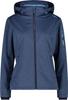 CMP Softshell Jacket Zip Hood Women (39A5006M) Women's Jacket Softshell Jacket Melted (39A5006M) Blue Mel/niagara
