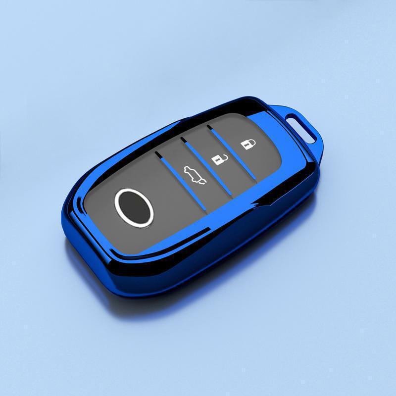 Роскошный подвес-чехол для ключа для Toyota Highlander 2025 – Унисекс, Полностью закрывающаяся пряжка с гибридной цепочкой 380T