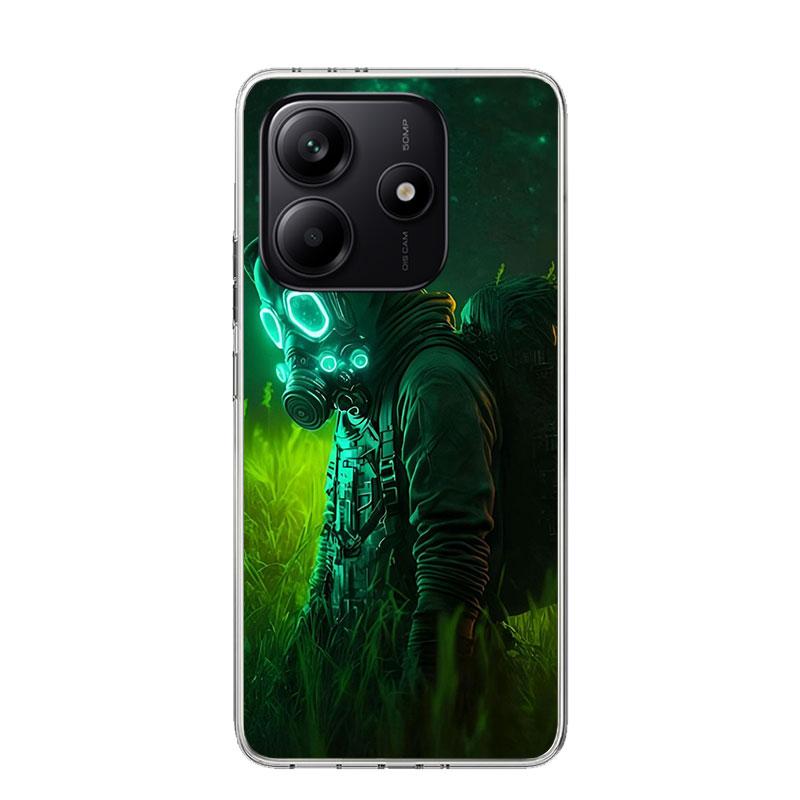 Игровой чехол S-Stalker для Xiaomi Redmi Note 15 14 13 12S 12 Pro Plus 11S 11E 11 11T 10S 10 Art Мягкий чехол с рисунком Redmi Note