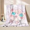 Pokemon Jigglypuff Flannel Kids Blanket Cartoon Cute Plush for Home Bedroom Sofa Picnic Office Cover Soft Blankets Winter Gifts