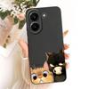 Милый мультяшный черный кот дракон Мягкий силиконовый чехол для Xiaomi Poco X8 Pro Max Redmi Turbo 5 Max Защитный чехол для телефона Ударопрочный чехол Coque