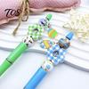 Craft Supplies for Pens Beaded Ballpoint Pen Set, DIY Easter Kit, with Colorful Set Bunny And Egg Beads Decor, Creative Handwriting Tools Fun School