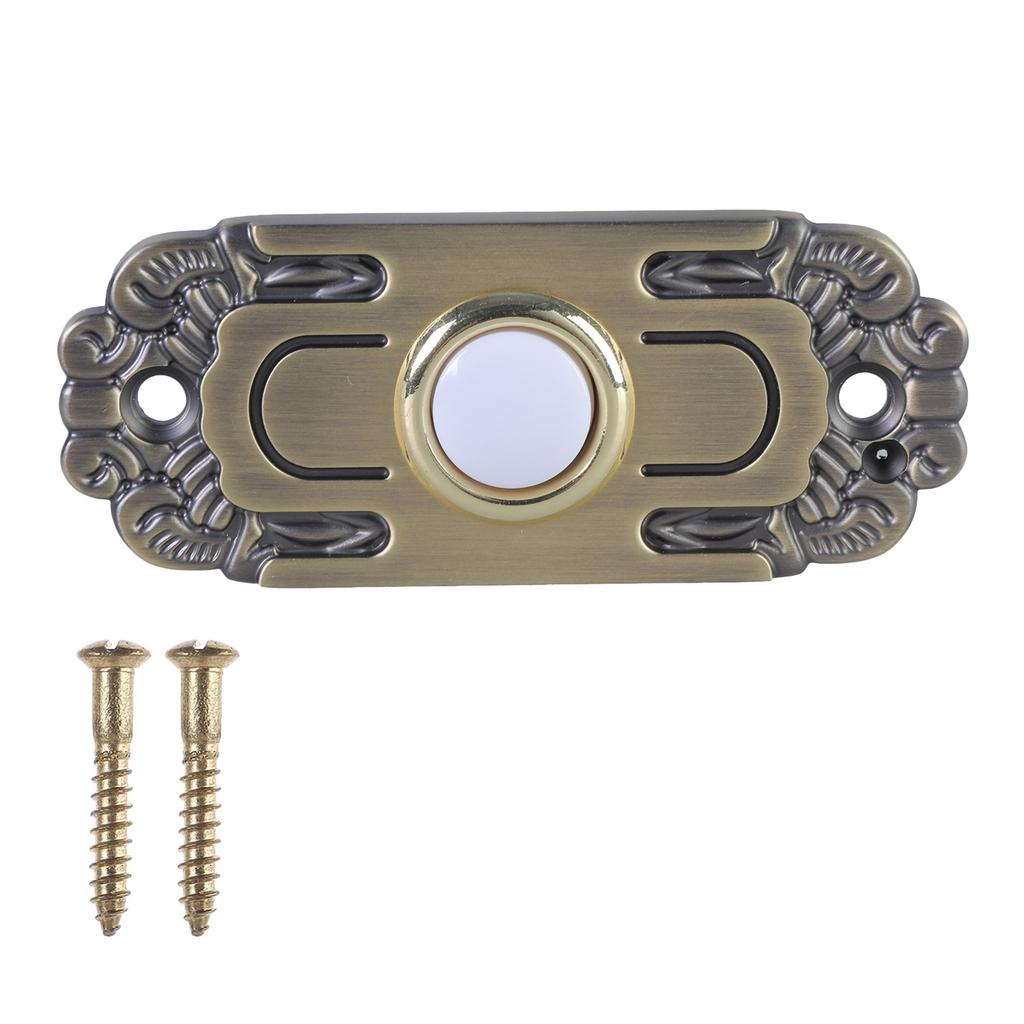 Wiring Door Bells Push Buttons Wall Mounted Doorbell Switches LED Lighted Door Bells Button for Most Door Bells Chimes