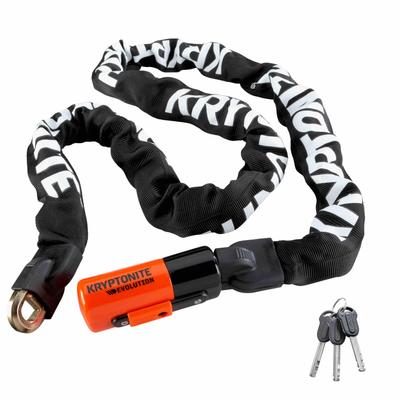 Интегрированная цепь KRYPTONITE Lock Evolution Series 4 160 см 000815 Черный/Оранжевый