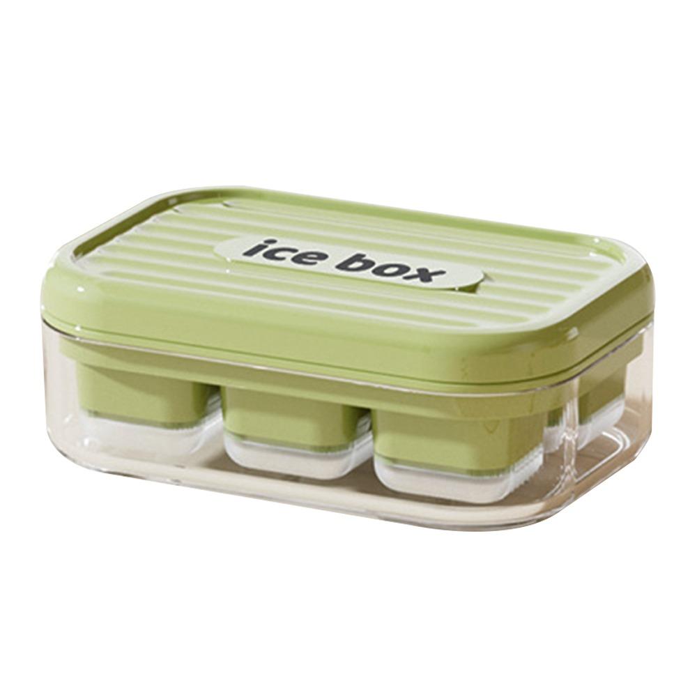 С контейнером для хранения Форма для льда Быстрозамороженный производитель Контейнер для льда Пищевой Летний Поддон для кубиков льда Кухня