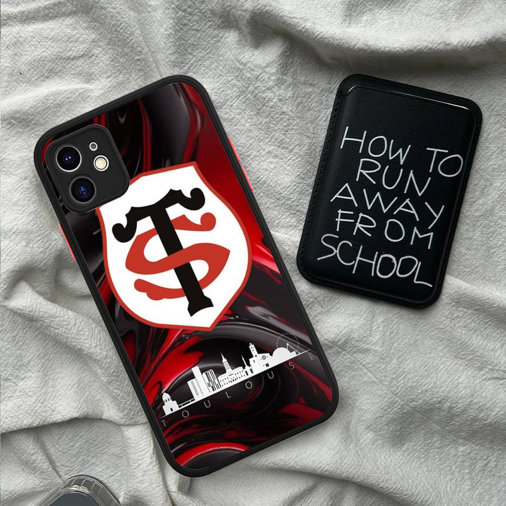 Stade-Toulousain Phone Case For IPhone 16 15 14 X XR XS 7 8 Plus 11 12 13 Pro MAX 13mini Matte Shockproof Case