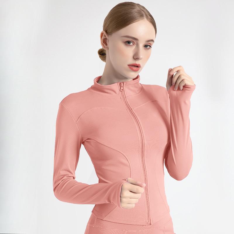 Long-sleeved Tight Yoga Clothes for Outer Wear, Slimming and Fitness Running Yoga Sports Jacket