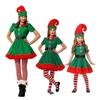 Christmas Costumes Children's Christmas Elves Cosplay Costumes Girls Elves Christmas Dance Parties